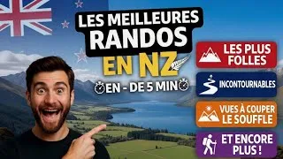 Miniature : Les plus belles RANDOS en Nouvelle-Zélande 🥾🏔️