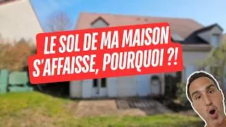 Miniature : Fissuration maison : Le sol de ma maison s'affaisse,  pourquoi ?! NOUVEAU CAS CONCRET !!