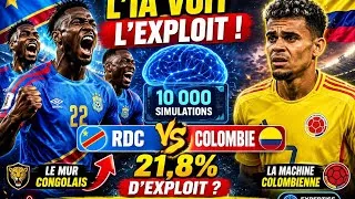 Miniature : 🚨 RDC vs Colombie   L’IA vient de révéler un scénario que personne n’attendait ! 🇨🇩😱