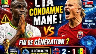 Miniature : NORVÈGE – SÉNÉGAL   L'IA ANNONCE LA FIN DE LA GÉNÉRATION SADIO MANÉ ! 😱 Le Verdict Va Vous Choquer