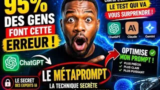 Miniature : ChatGPT m'a appris à lui parler    et le résultat est CHOQUANT ! Technique du MÉTAPROMPT