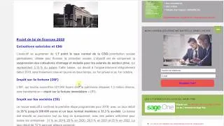 Miniature : Les 10 mesures principales du projet de loi de finances 2018
