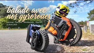 Miniature : 🎥 BALADE EN GYROROUE,  LACANAU, CARCANS,  BOMBANNES ET HOURTIN AVRIL 2025.⚡