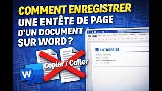 Miniature : Word : enregistrer une en-tête en 1 clic (sans copier-coller)