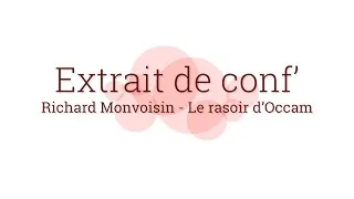 Miniature : Richard Monvoisin - Le rasoir d'Occam