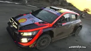 Miniature : Test Rallye Monte-Carlo 2024. O Tanak/M Järveoja. A Mikkelsen/T Eriksen - Hyundai I20 Rally 1 Hybrid