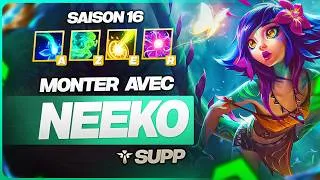 Miniature : GUIDE NEEKO SAISON 16 : TUTO comment MONTER SUPPORT sur LEAGUE OF LEGENDS | Tips & Combos, Runes