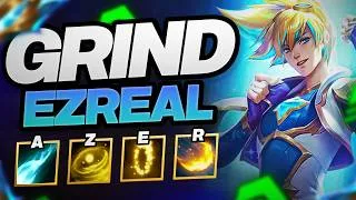 Miniature : GUIDE EZREAL SAISON 16 : TUTO comment MONTER ADC sur LEAGUE OF LEGENDS | Tips & Combos, Runes