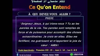 Miniature : REFEREZ VOUS TOUJOURS A LA PAROLE DE DIEU