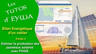 Miniature : Le Bilan Energétique d'un voilier  Part 2 utiliser PVGIS