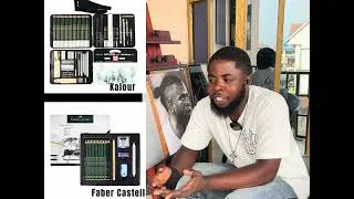 Miniature : COMPARATIF : KALOUR vs FABER CASTELL . (Quel crayon choisir pour dessiner ?)