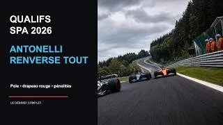 Miniature : Antonelli en POLE à Spa ! Verstappen battu, Norris pénalisé | F1 2026