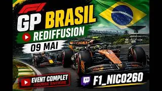 Miniature : REDIFFUSION F1 BRÉSIL 09 MAI 🇧🇷 | Course / Event complet | Live Replay by F1_Nico260 🏁