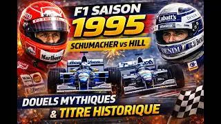 Miniature : F1 1995 : La Saison Légendaire de Michael Schumacher – Duel Explosif avec Damon Hill !
