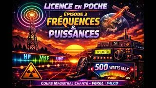 Miniature : « Licence en Poche » épisode 3  Les fréquences et les puissances autorisées