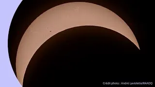 Miniature : Diaporama de photographies de l'éclipse totale de Soleil du 8 avril 2024