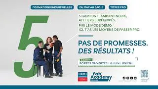 Miniature : Portes Ouvertes à la Fab'Academy le 6 juin 2026