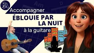 Miniature : Éblouie par la nuit (Zaz) : rythmique simple et accords pour accompagnement guitare