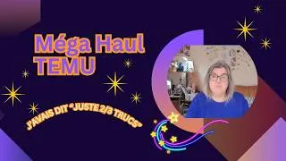 Miniature : #haul  #temu  Encore un énorme colis #temu …Clairement… je me suis lâchée 😅😍