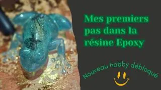 Miniature : Mes premiers pas dans la #résine …Nouveau #hobby  débloqué ✨🐸😍