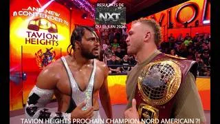 Miniature : TAVION HEIGHTS PROCHAIN CHAMPION NORD AMERICAIN ?! Résultats de #WWENXT du 16 Juin 2026