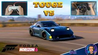 Miniature : Le VOLANT peut-il battre la MANETTE ??? - Mazda RX-7 Type R - FORZA HORIZON 6