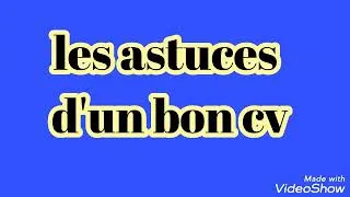 Miniature : Le curriculum vitæ (cv)