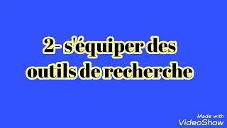 Miniature : b- préparer sa candidature