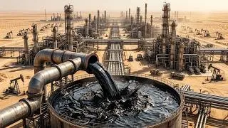 Miniature : COMMENT le PÉTROLE est EXTRAIT dans le PLUS GRAND DÉSERT du Monde | Processus COMPLET