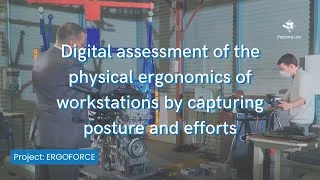 Miniature : Digital assessment of the physical ergonomics of workstations (ERGOFORCE project) | FactoryLab