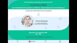 Miniature : Les transitions écologiques à l’épreuve des dynamiques institutionnelles