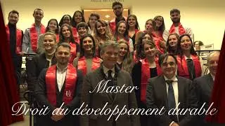 Miniature : Cérémonie de remise des diplômes: Master 2 Droit du Développement Durable.