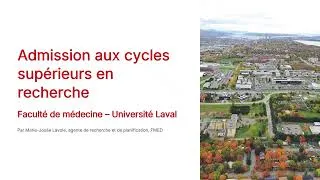 Miniature : Admission aux cycles supérieurs en recherche
