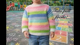 Miniature : TUTO PULL POINT DE GODRON TRES FACILE !!!