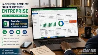 Miniature : Logiciel de Gestion d’Entreprise sur Excel | Ventes, Stocks, Paie & Comptabilité OHADA Automatique