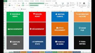 Miniature : Configuration et démo du progiciel excel vba pour gérer votre entreprise dans n'importe quel pays.