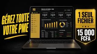 Miniature : Logiciel Gestion PME Excel Tout-en-Un — Ventes, Stock, Paie, Comptabilité OHADA (Démo Complète)