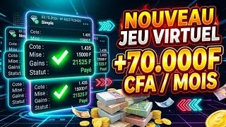 Miniature : Nouvelle Jeu Virtuelle Qui Permet De Gagner Plus De 70.000F CFA Par Mois 