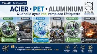 Miniature : Faire Le CHOIxCE, VIDÉO 20 (Série preuves) — PRODUITS SEMI-FINIS INDUSTRIELSACIER, ALUMINIUM :