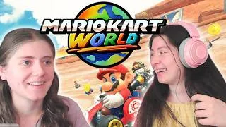 Miniature : J'apprend à ma sœur à jouer à Mario Kart World (elle a jamais joué) !