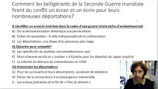 Miniature : 6 - Oral agrégation interne Histoire lycée "Les déportations 1939-1945"