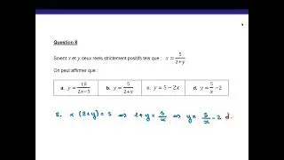 Miniature : BAC 1ère MATHS : automatismes (4)