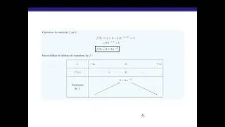 Miniature : BAC 1ère MATHS : Fonction exponentielle (2)
