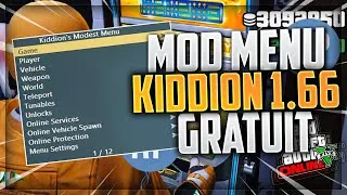 Miniature : TUTO AVOIR le MOD MENU GRATUIT Kiddion's sur GTA 5 ONLINE 1.66 | Kiddion's Modest Menu 0.9.9
