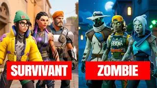 Miniature : ON A CRÉE UN MODE ZOMBIE SUR VALORANT ! (Ft @Rayakuzaa, @RojinFuziahValorant etc...)