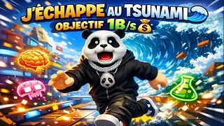Miniature : CE JEUX QUI VA DEPASSER STEAL A BRAINROT (echape toi au tsunami pour des brainrot) #roblox