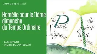 Miniature : Homélie du p.Elie Ayroulet pour le 11ème dimanche du Temps Ordinaire.