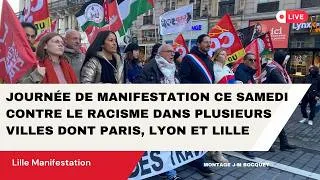 Miniature : Manifestation Lille contre le racisme et le fascisme.Élection municipale Lille 2026.