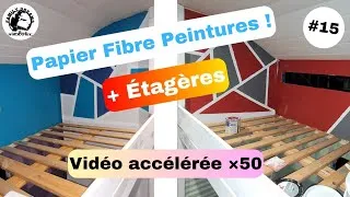 Miniature : #15 🪚 Fibre Rénovation Peintures Étagères / Aménagé un Car en camping-car XXL / Vlog Vanlife VASP
