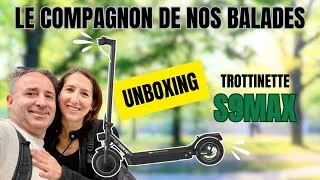 Miniature : Le compagnon de nos balades ? Unboxing de notre trottinette S9Max éco et fun ! 🌿☀️